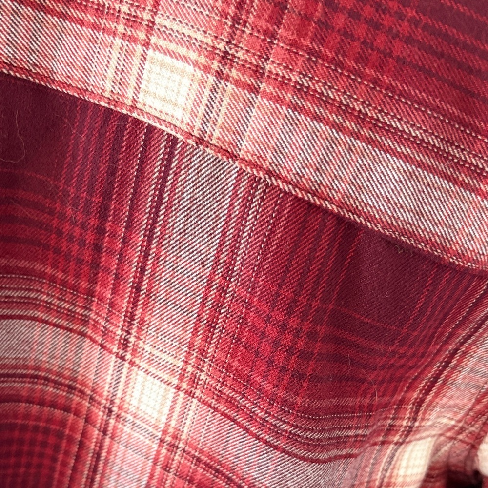 JACHS Girlfriend Grunge Red Plaid Button Down Shirt - Picture 6 of 14